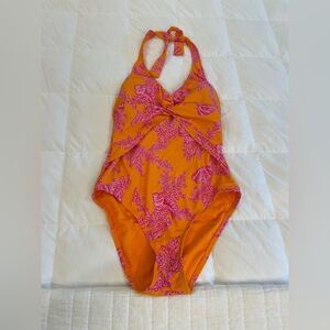 Ellen Tracy One piece Halter Women’s Swimsuit Size 8